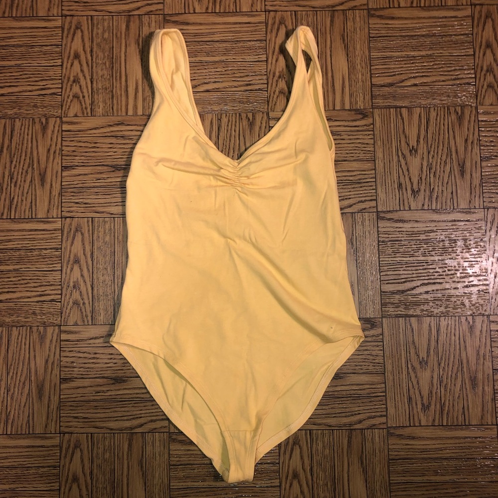 Forever 21 Yellow Body Suit